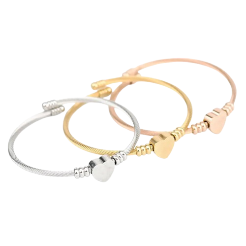 Bracelete Heart Twist