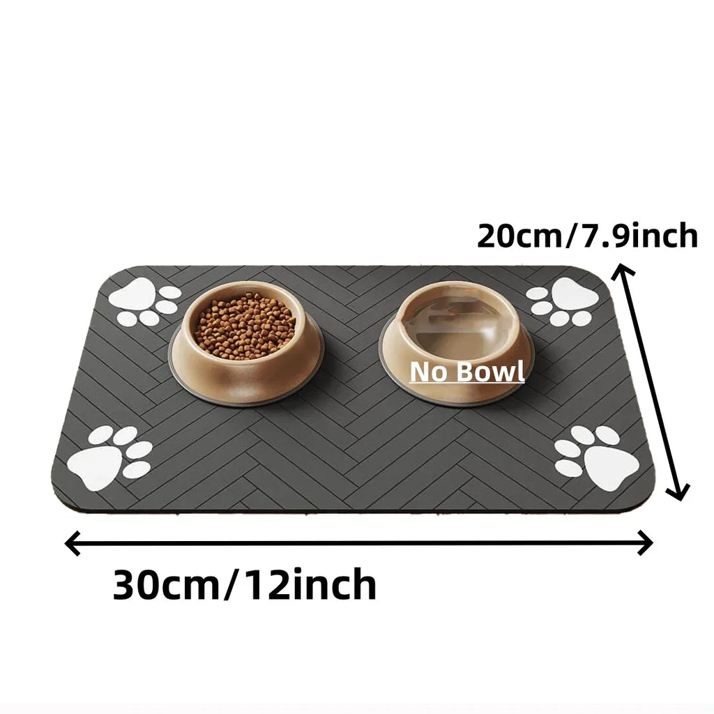 Pet Feeding Mat with Waterproof Base