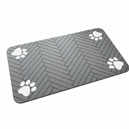 Pet Feeding Mat with Waterproof Base
